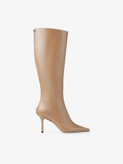 Agathe Knee Boot 85
Biscuit Calf Leather Knee-High Boots
