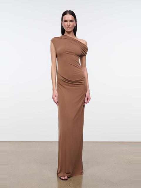 STAUD STAUD FELICITY DRESS CIGAR