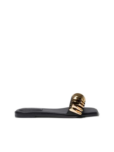 SIMKHAI Ripple flat sandals