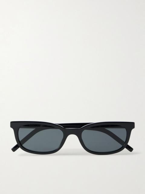 SAINT LAURENT Cat-eye acetate sunglasses Black