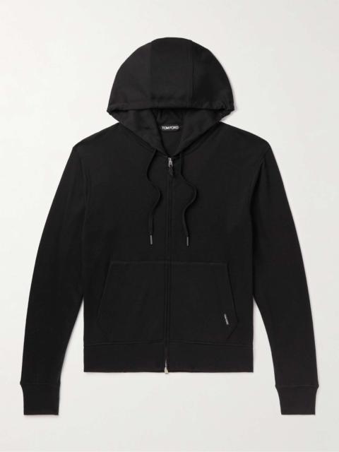 Cashmere Zip-Up Hoodie