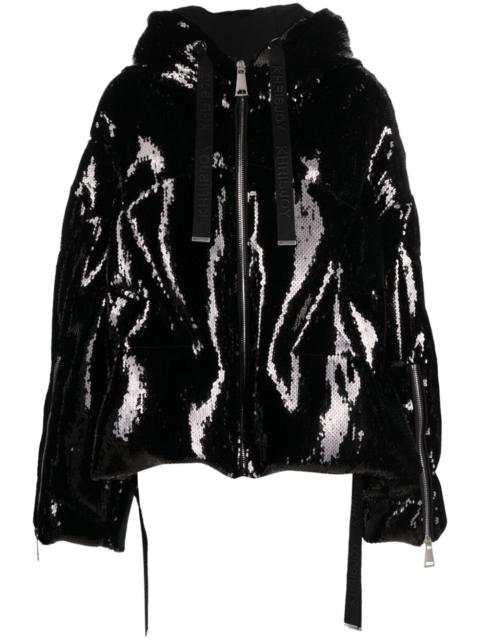 Khrisjoy sequined padded jacket