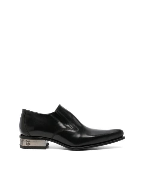 VETEMENTS x New Rock 40mm leather loafers