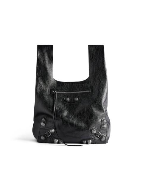 BALENCIAGA Men's Le Cagole Men Shopper Bag in Black