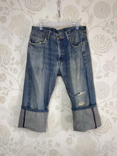 Other Designers Edwin × Vintage - Distressed Vintage Edwin 505 Denim Redline Selvedge Jeans