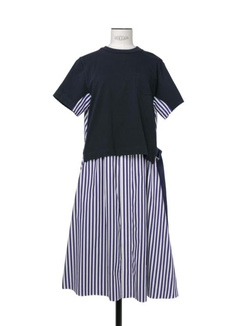 sacai Cotton Knit Dress | REVERSIBLE