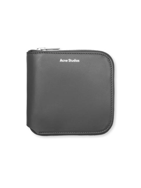 Acne Studios ZIPPED WALLET - DARK GREY