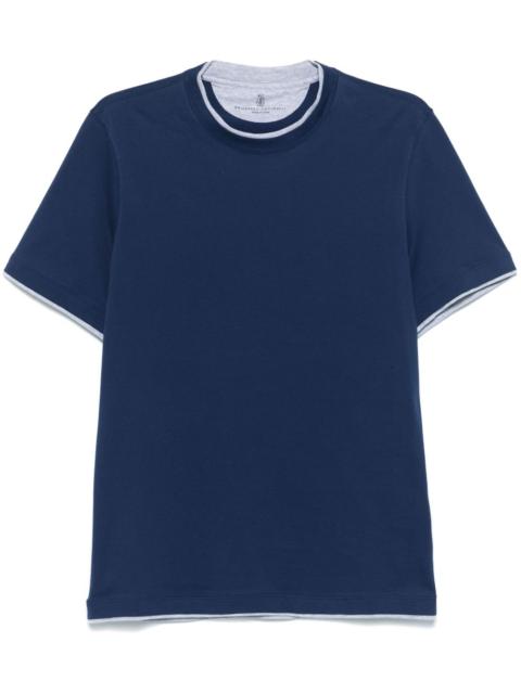 Brunello Cucinelli layered-effect T-shirt