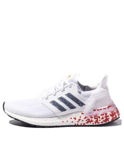 adidas (WMNS) adidas UltraBoost 20 '디지털 픽셀 - 화이트 스칼렛'EG0722