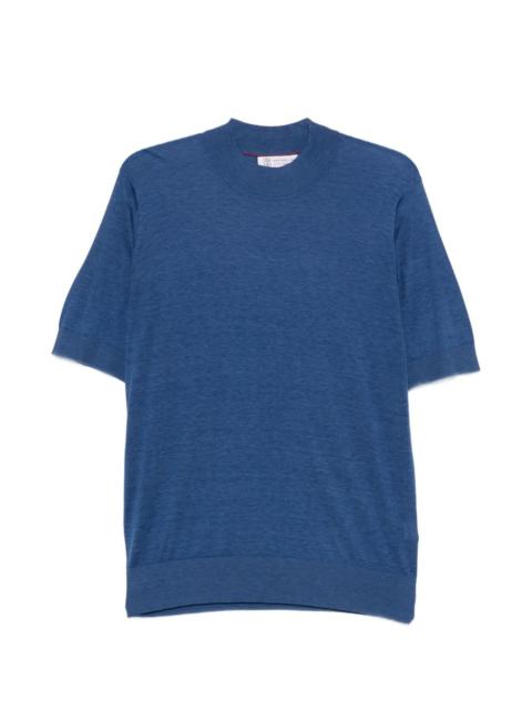 Brunello Cucinelli short-sleeve crew-neck sweater