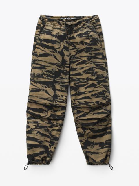 Alexander Wang BAGGY JOGGER IN ACID OVERDYE PRINT DENIM