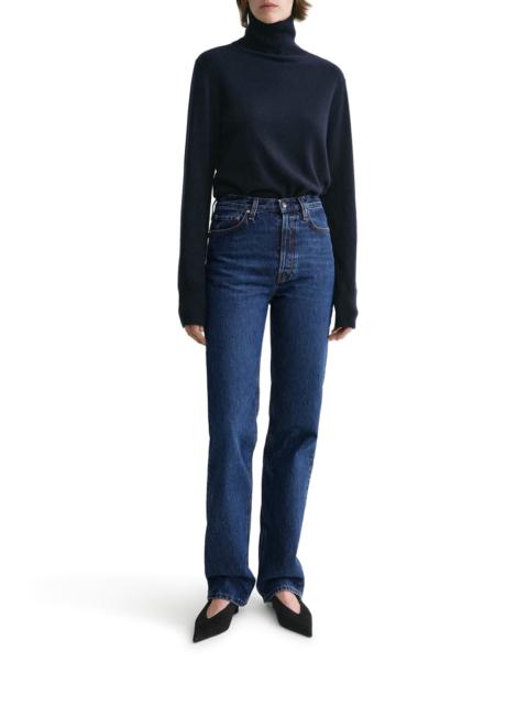 TOTEME CLASSIC CUT DENIM FULL LENGTH DARK BLUE