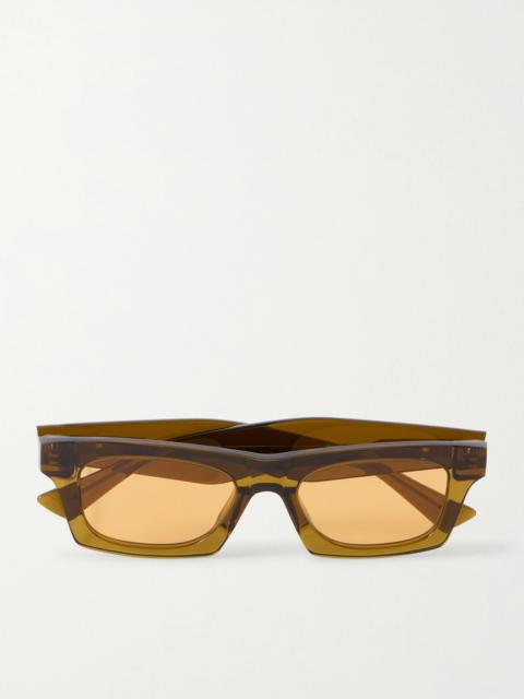Bottega Veneta Ribbon Square-frame Acetate Sunglasses
