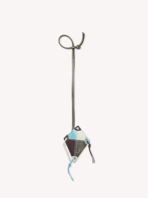 KENZO 'KENZO Kite' keyholder charm in leather