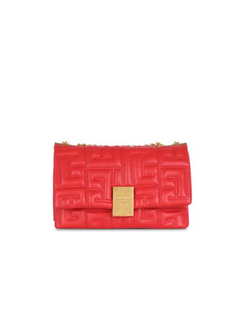 Balmain 1945 Soft small bag in quilted leather