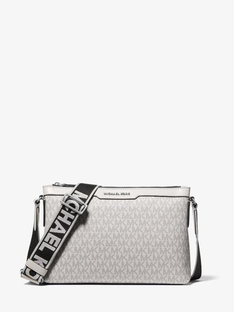 MICHAEL KORS Hudson Signature Logo Messenger Bag