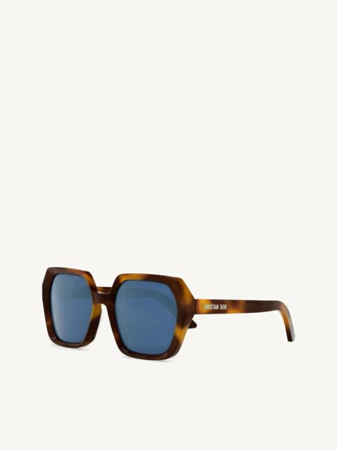 Dior DiorMidnight S2F 26B0 Hexagon Sunglasses in Havana