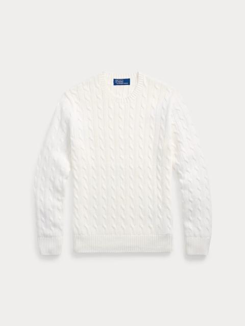 Polo Ralph Lauren Cable-Knit Cotton Crewneck Sweater
