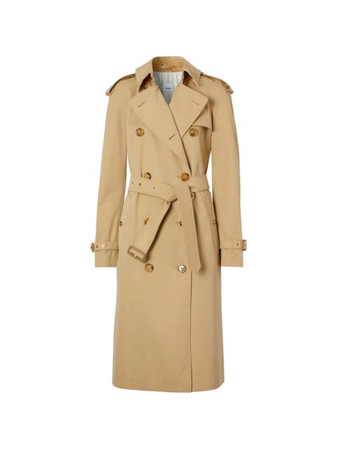 Archive Scarf print-lined trench coat