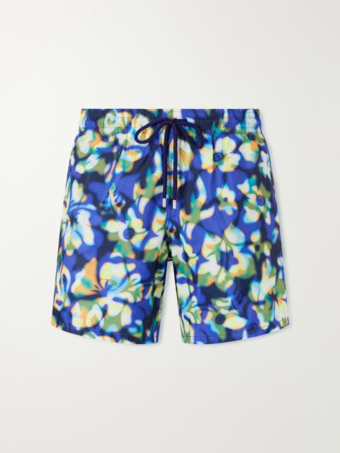 Vilebrequin Mahina Straight-Leg Mid-Length Printed Recycled Shell Swim Shorts
