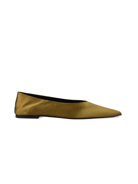 nour slippers in satin