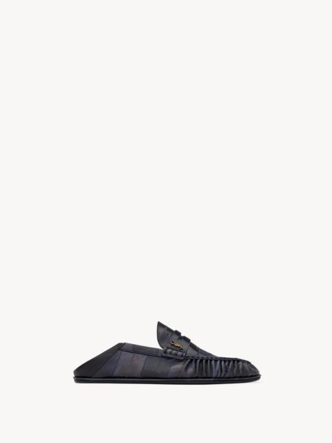 SAINT LAURENT LE LOAFER FOLDABLE IN EEL
