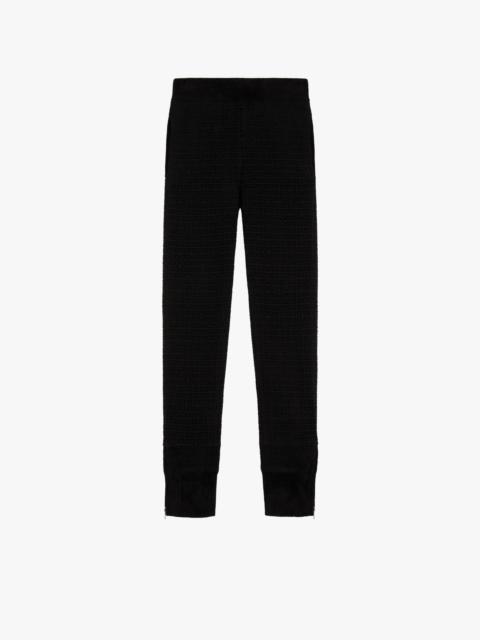 Givenchy LEGGINGS IN 4G VELVET KNIT
