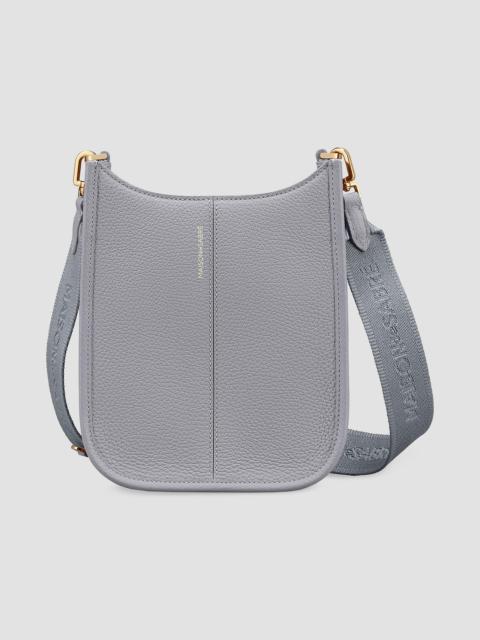 MAISON de SABRÉ Women's Mini Leather Saddle Bag - Dove Grey