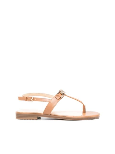 GUESS USA logo-plaque leather sandals