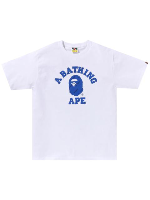 BAPE Hexagram College Tee 'White'