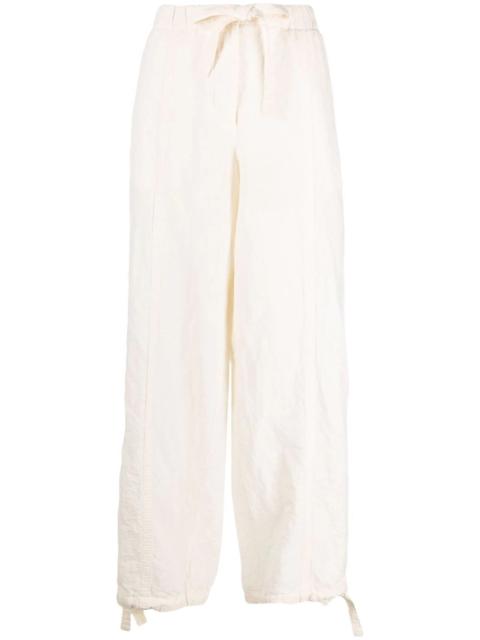 Jil Sander tied-waist straight trousers