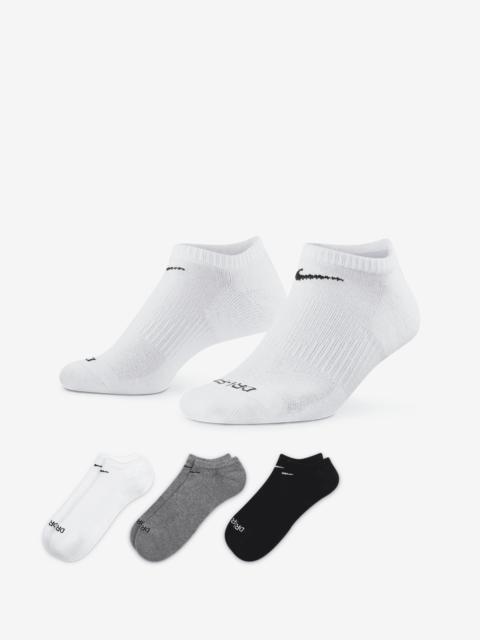 Nike Nike Everyday Plus Cushion Training No-Show Socks (3 Pairs)