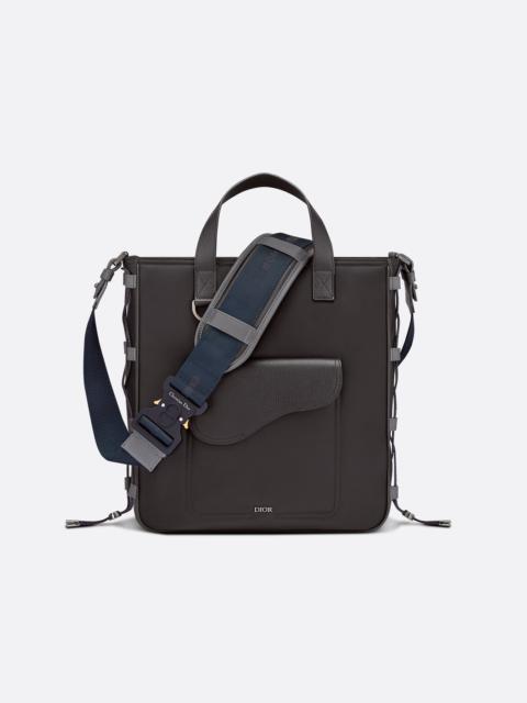 Dior DIOR AND SACAI Saddle Tote with Shoulder Strap