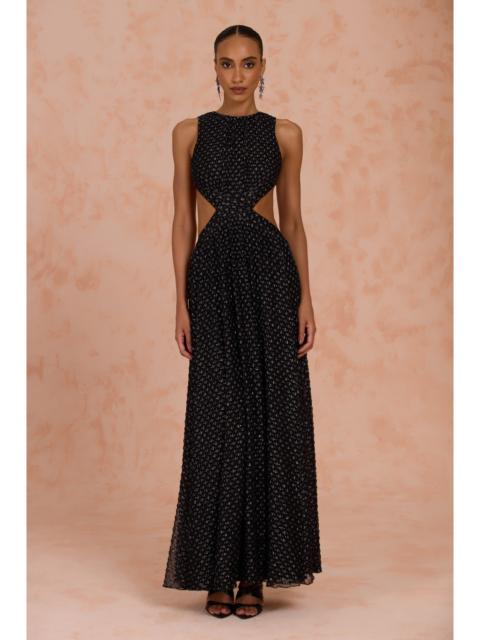PatBO THEREZA TULLE HALTER MAXI DRESS