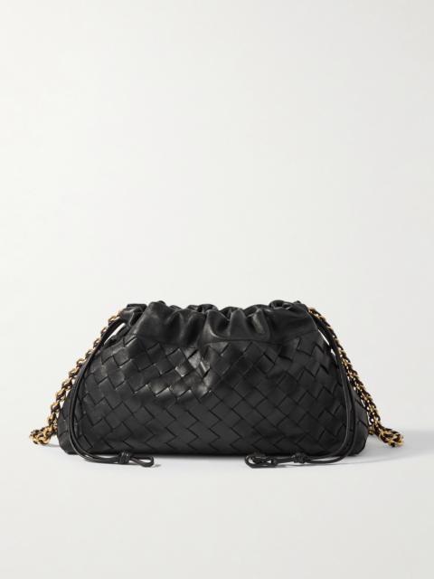 Bottega Veneta Dustbag Chain-embellished Intrecciato Leather Pouch