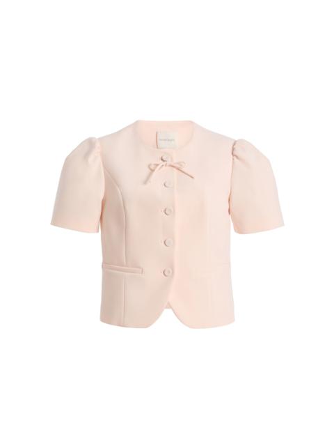 Favorite Daughter The Pardon Bow Jacket light pink