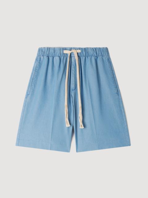 Sandro FADED COTTON SHORTS