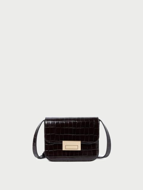 LOEFFLER RANDALL Desi Crocodile Leather Crossbody