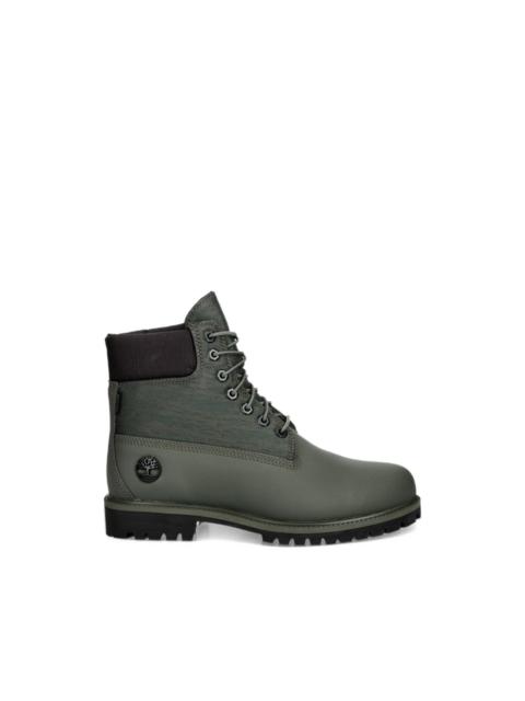 Timberland logo-plaque lace-up boots