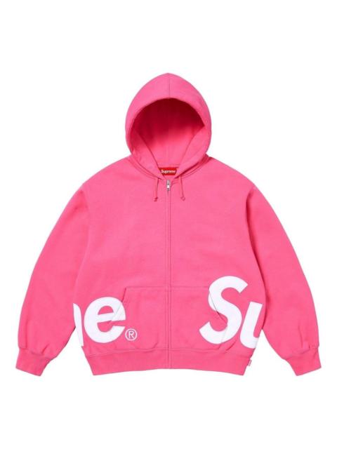 Supreme Supreme Big Logo Zip Up Hooded Sweatshirt 'Magenta' SS25SW46-MAGENTA