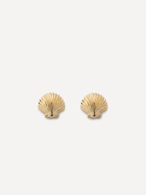 MATEO 14ct Gold Mini Venus Stud Earrings