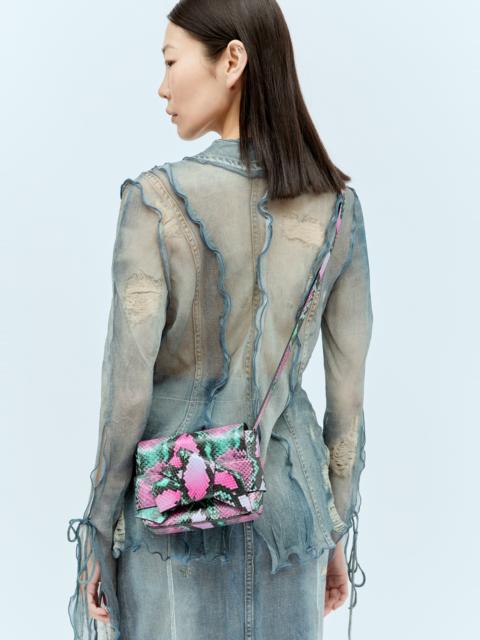 Acne Studios Snake Embossed Shoulder Bag