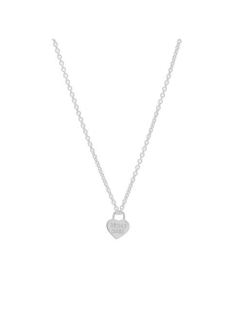 Human Made Human Made Heart Silver Necklace