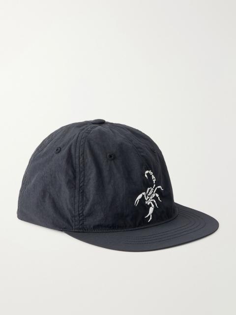 SATISFY Flitesilk Logo-Embroidered Panelled Shell Cap Black