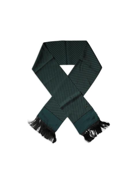 Dolce & Gabbana geometric-pattern fringed scarf