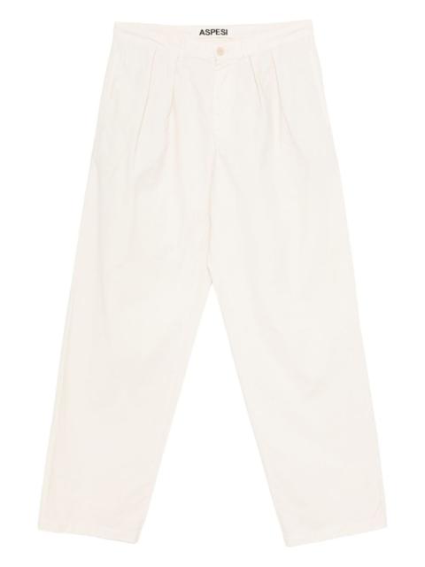 Aspesi pleated cotton trousers