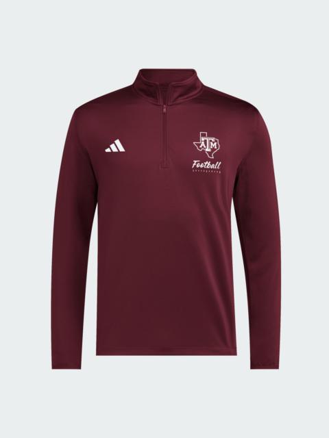 adidas Texas A&M Aggies Mens 1/2 Zip Golf Jacket