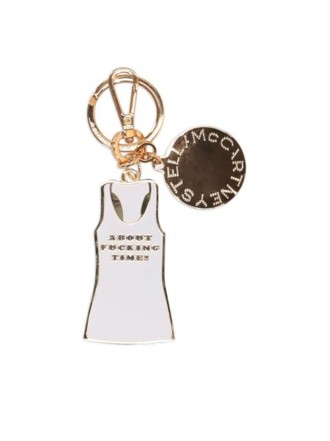 Stella McCartney tank top charm keyring