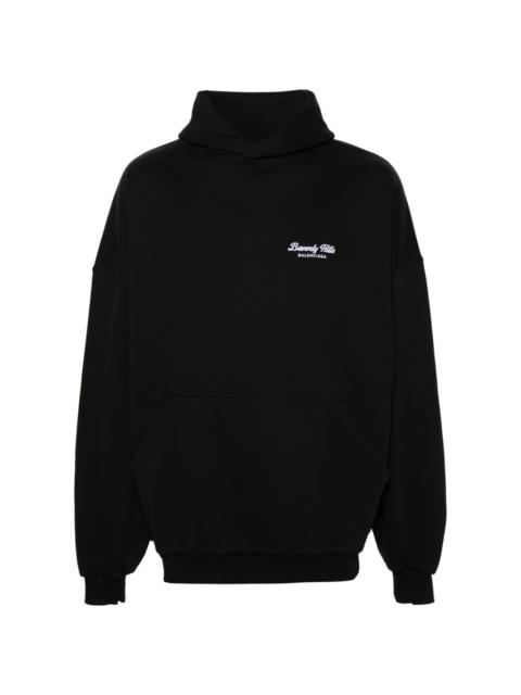 BALENCIAGA Beverly Hills embroidered hoodie