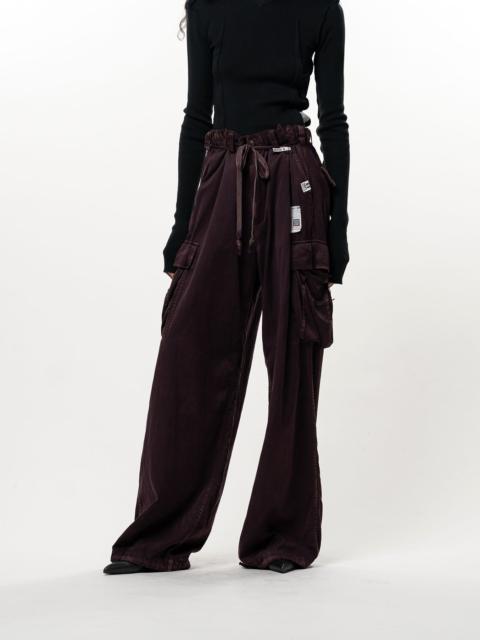 Maison MIHARAYASUHIRO Satin Cargo Pants